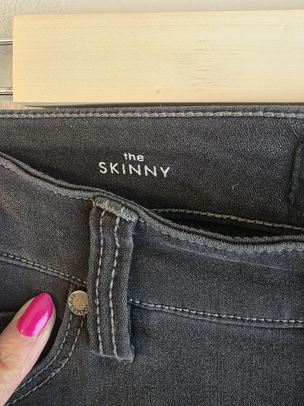 NWT Liverpool Kaylee Skinny Jeans Gray Meteorite Wash Size 6/28